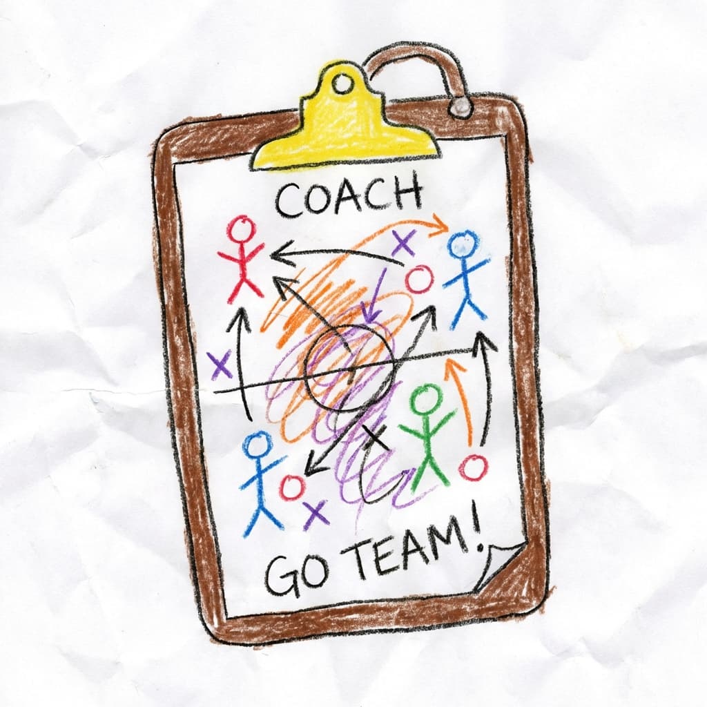 Tactics clipboard illustration