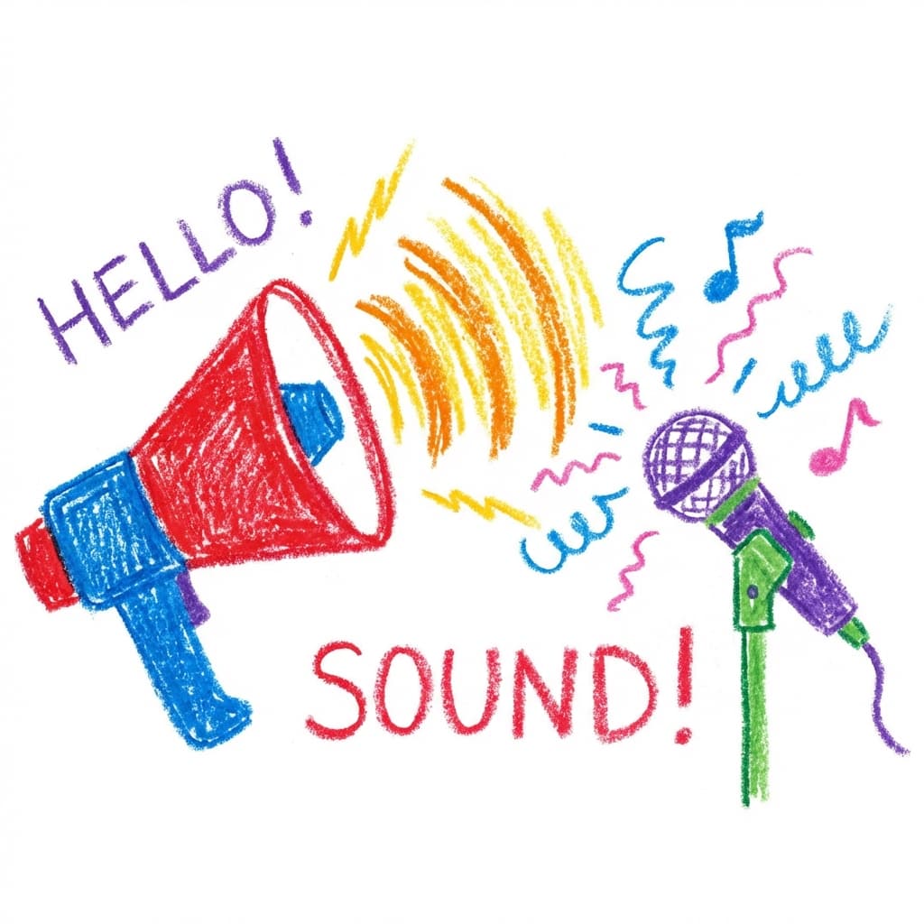 Megaphone illustration